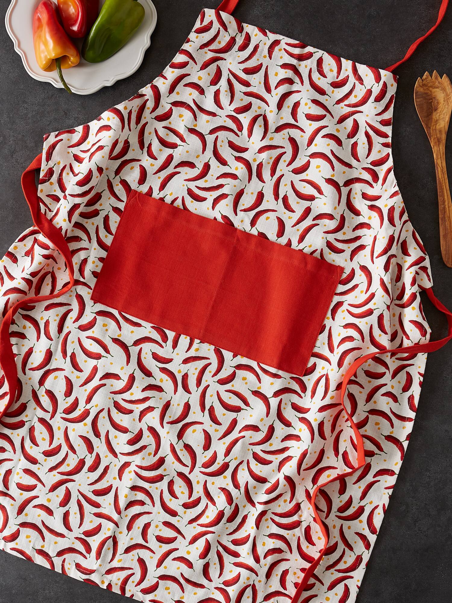 DII® Chilis Printed Chef'S Apron